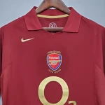 Henry#14 Arsenal Soccer Retro Jersey Home Custom Shirt 2005/06 - Image 9