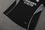 Real Madrid Training Kit (Sweatshirt+Pants) Black 2025/26 - Image 6