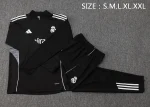 Real Madrid Training Kit (Sweatshirt+Pants) Black 2025/26 - Image 3