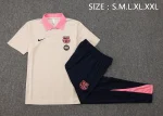 Barcelona Training Kit (Polo+Pants) Beige 2025/26 - Image 3