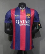 Authentic Barcelona Retro Jersey Home Soccer Shirt 2014-15