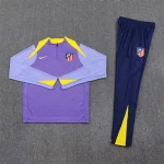 Atletico Madrid Authentic Training Kit (Sweatshirt+Pants) Purple 2025/26 - Player Version - Image 3