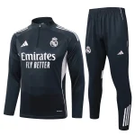 Real Madrid Training Kit (Sweatshirt+Pants) Dark Grey 2025/26