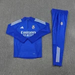 Real Madrid Training Kit (Sweatshirt+Pants) Blue 2025/26 - Image 3
