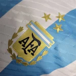 Argentina Retro Authentic Soccer Jersey Home Shirt 2022 - World Cup Champion Edition 3 Stars - Image 8