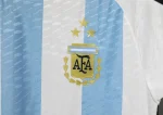 Argentina Retro Authentic Jersey Home Football Jersey World Cup 2022 - Three Stars - Image 4