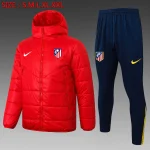 Atletico Madrid Cotton Hoodie Coat With Pants Red 2025/26