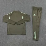 Real Madrid Training Kit (Sweatshirt+Pants) Brown 2025/26 - Image 4