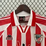 Athletic Club de Bilbao Retro Soccer Jersey Home Custom Shirt 1997/98 - Image 3