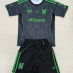 Tigres UANL Soccer Jersey Third Away Kids Kit Jersey+Shorts 2025/26