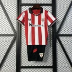 Athletic Club de Bilbao Soccer Jersey Homee Kids Kit Jersey+Shorts 2025/26