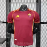 Roma Authentic Soccer Jersey Home Shirt 2025/26